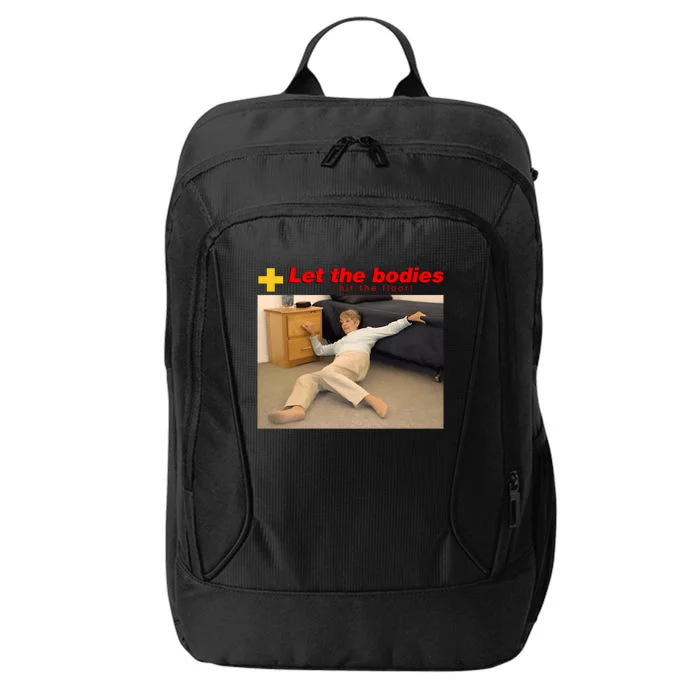 Let The Bodies Hit The Floor Funny Meme City Backpack