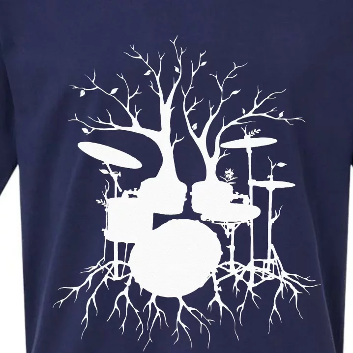 Live The Beat Drum Drummer Gift For Musician Sueded Cloud Jersey T-Shirt