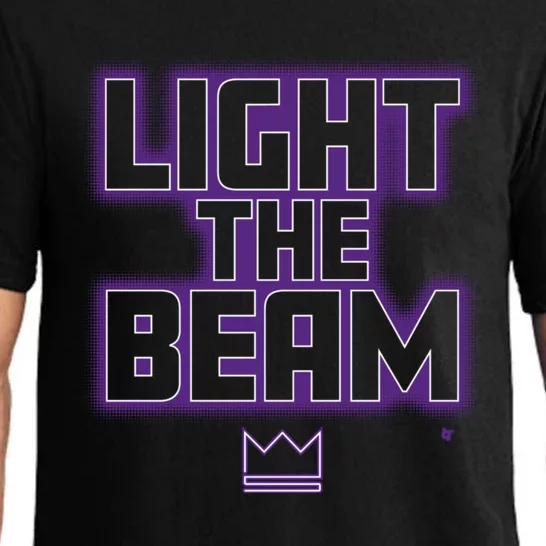 Light The Beam Sacramento Basketball Pajama Set