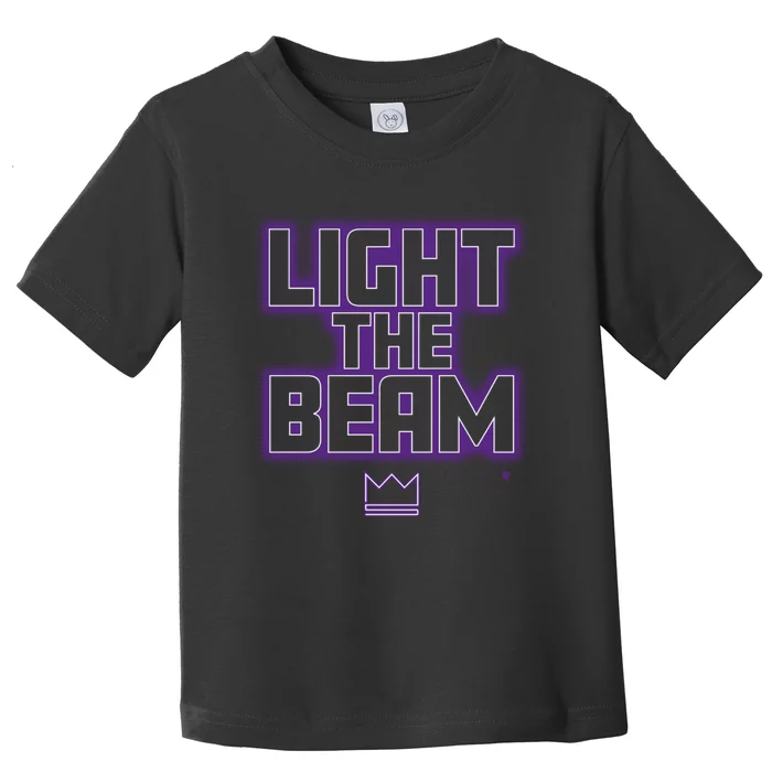 Light The Beam Sacramento Basketball Toddler T-Shirt