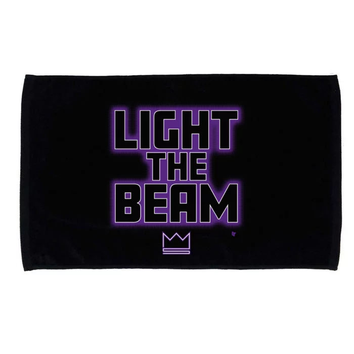 Light The Beam Sacramento Basketball Microfiber Hand Towel