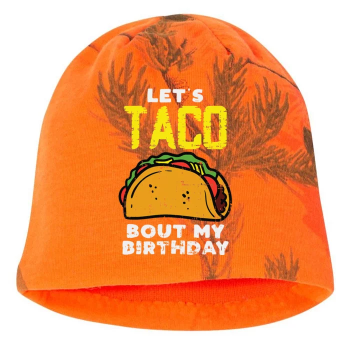 Lets Taco Bout My Birthday Fun Born On Cinco De Mayo Mexican Kati - Camo Knit Beanie