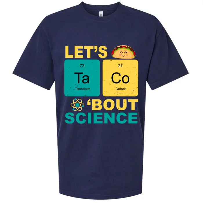 Let's Taco 'Bout Science Funny Sueded Cloud Jersey T-Shirt