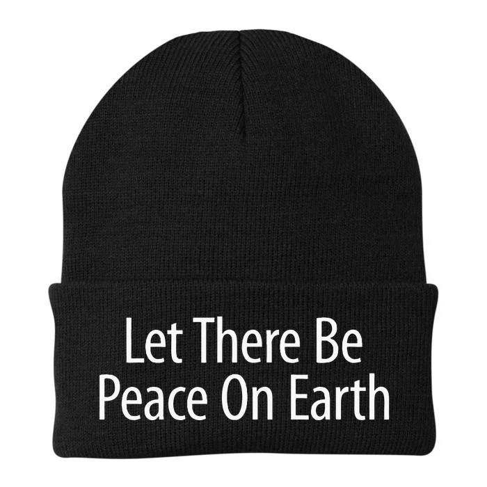 Let There Be Peace On Earth Knit Cap Winter Beanie