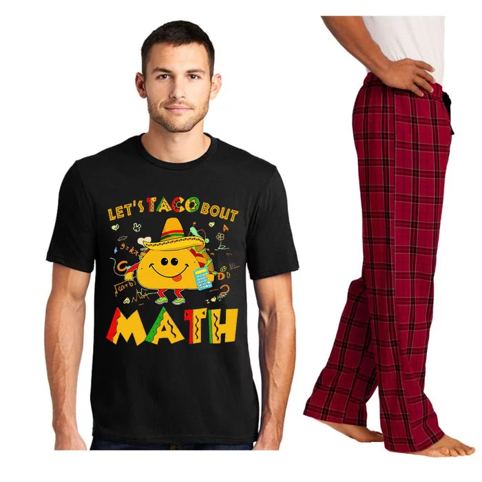 LetS Taco Bout Math Funny Cinco De Mayo Math Teacher Pajama Set