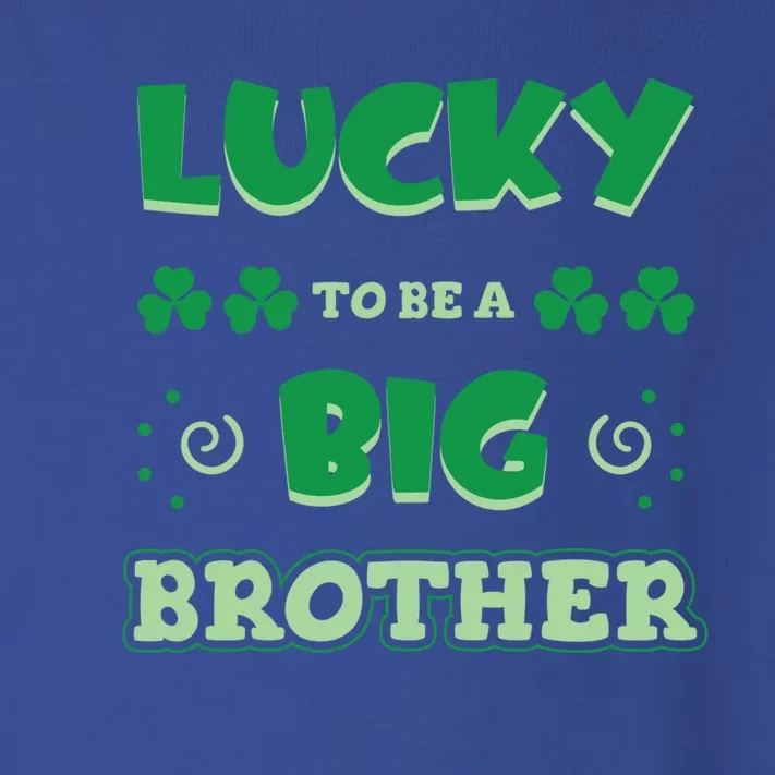 Lucky To Be A Big Brother St Patrick's Day Gender Reveal Gift Toddler Long Sleeve Shirt