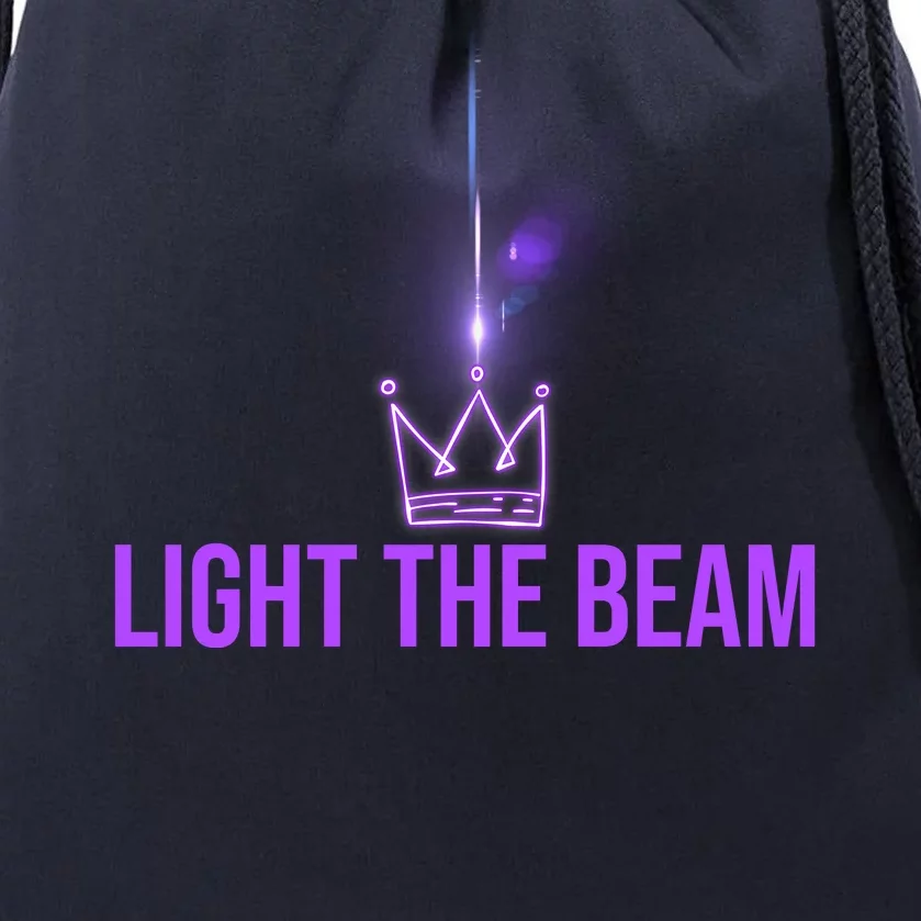 Light The Beam Sacramento Drawstring Bag