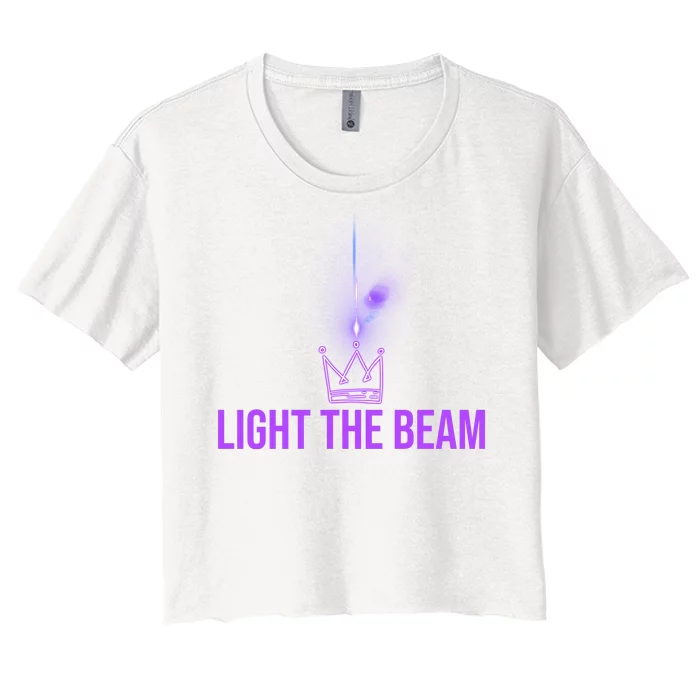 Light The Beam Sacramento Women's Crop Top Tee