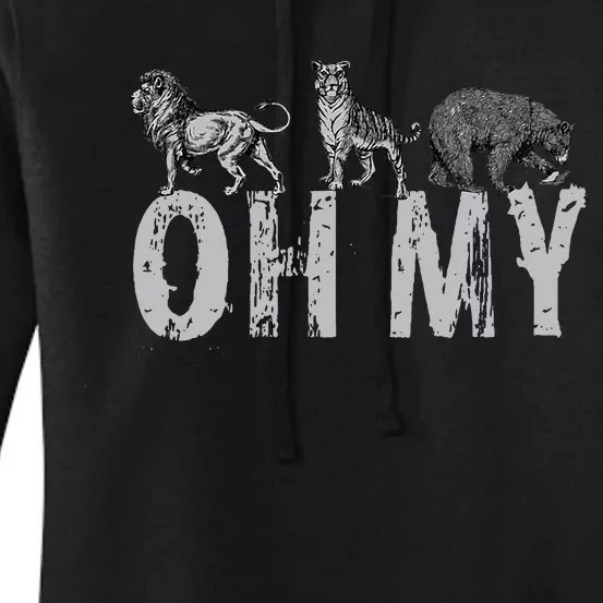 Lions Tigers Bears Oh My Classic Wizard Of Oz Inspired Women's Pullover Hoodie