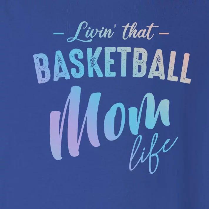 Livin That Basketball Mom Life Softball Coach Player Lover Cute Gift Toddler Long Sleeve Shirt