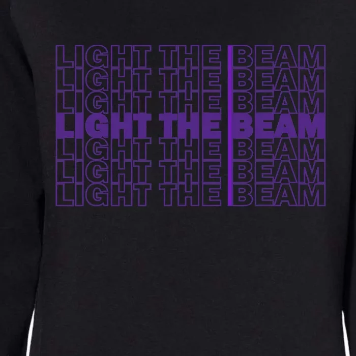 Light The Beam Sacramento Womens California Wash Sweatshirt