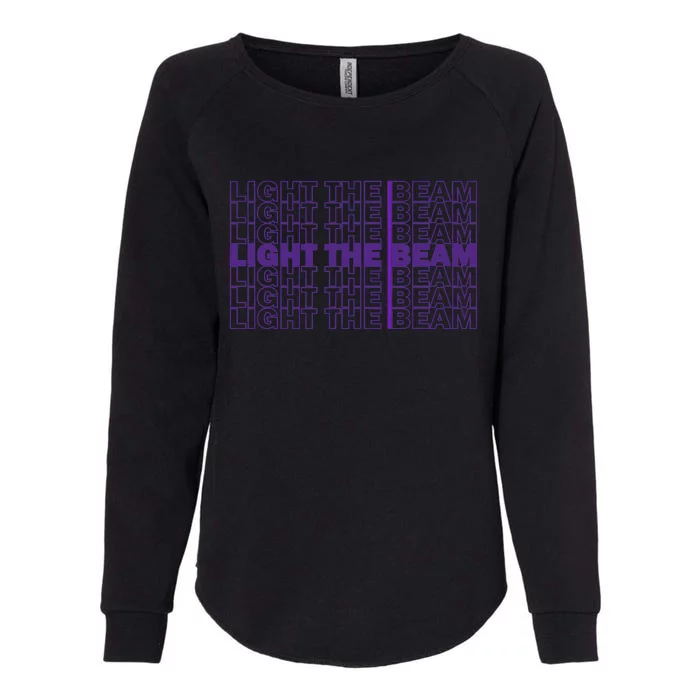 Light The Beam Sacramento Womens California Wash Sweatshirt