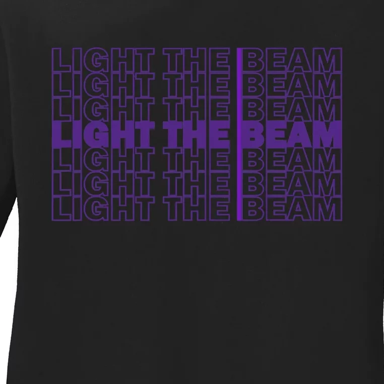 Light The Beam Sacramento Ladies Long Sleeve Shirt