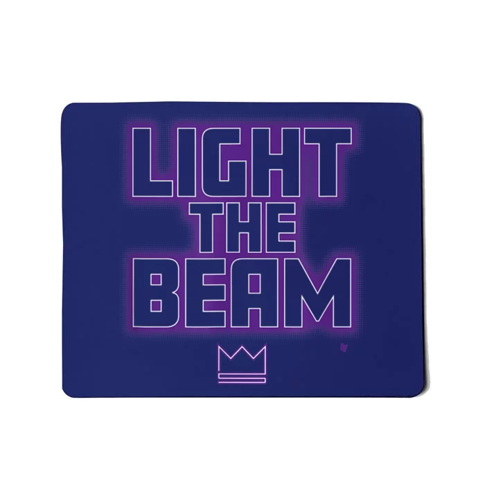 Light The Beam Sacramento Basketball Mousepad