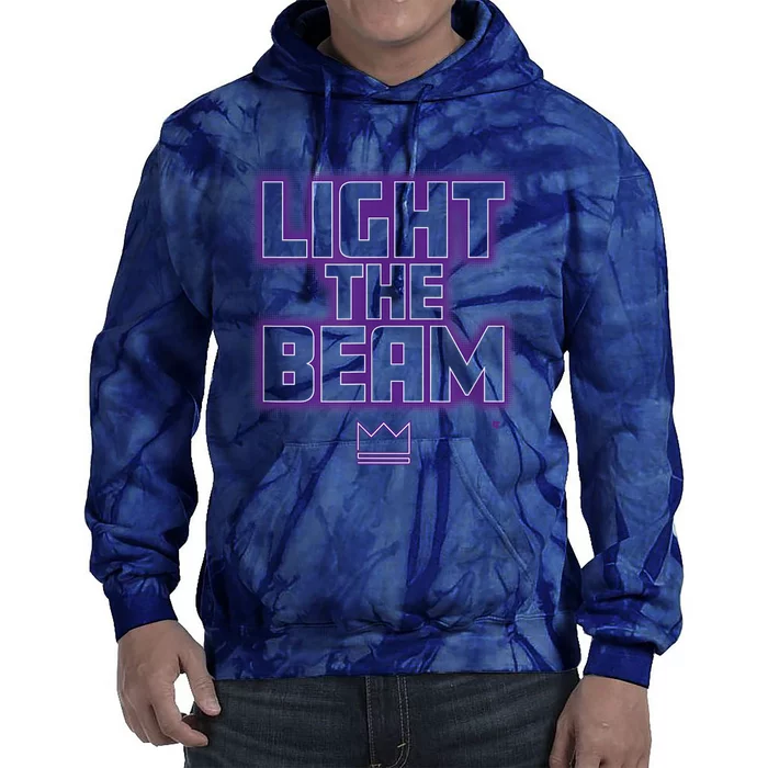 Light The Beam Sacramento Basketball Tie Dye Hoodie