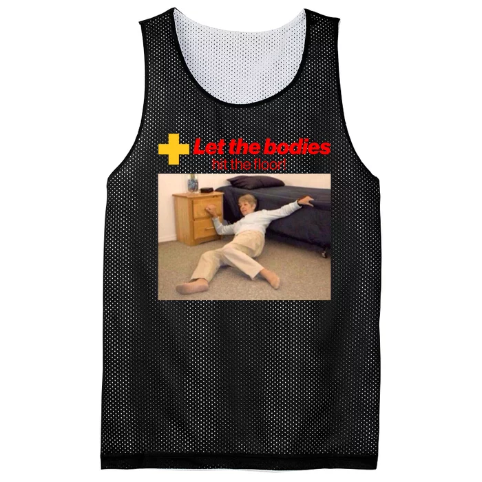 Let The Bodies Hit The Floor Meme Mesh Reversible Basketball Jersey Tank