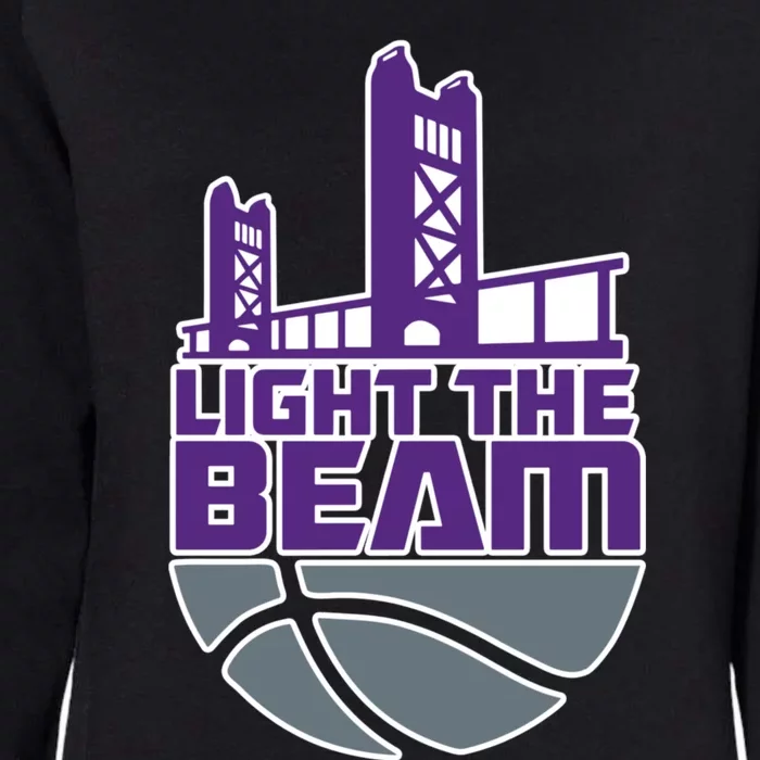 Light The Beam Sacramento Womens California Wash Sweatshirt