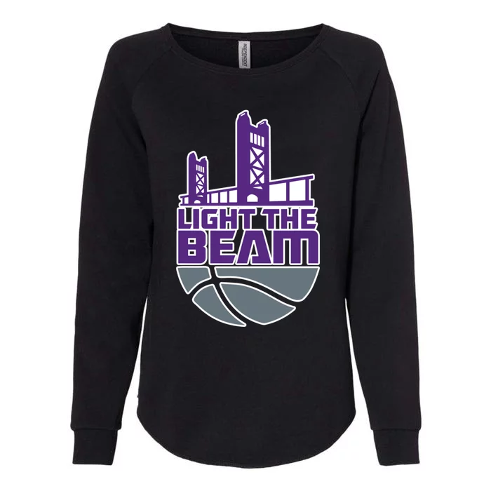 Light The Beam Sacramento Womens California Wash Sweatshirt