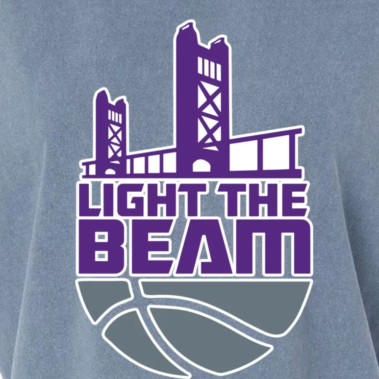 Light The Beam Sacramento Garment-Dyed Women's Muscle Tee