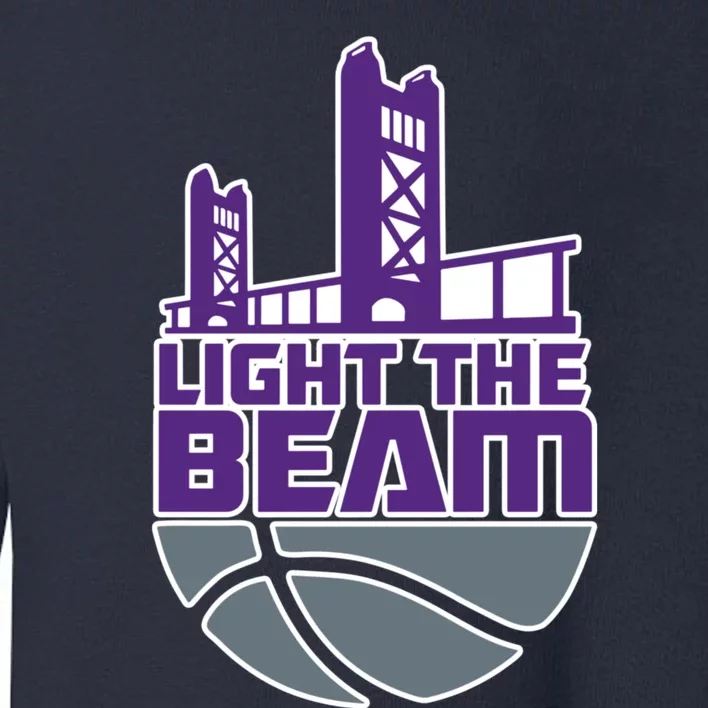 Light The Beam Sacramento Toddler Sweatshirt