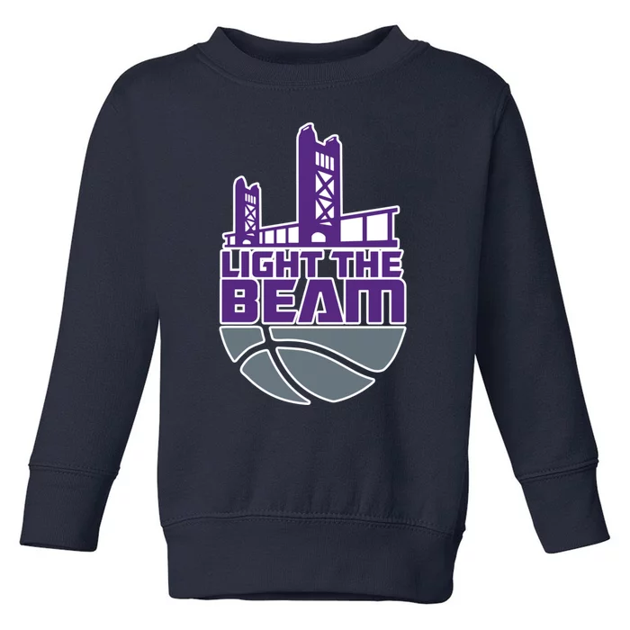 Light The Beam Sacramento Toddler Sweatshirt