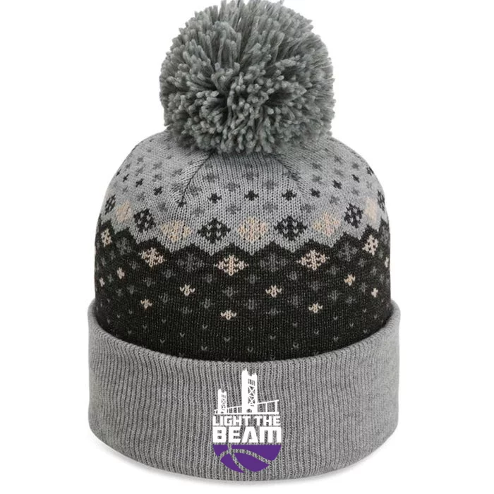 Light The Beam Sacramento The Baniff Cuffed Pom Beanie