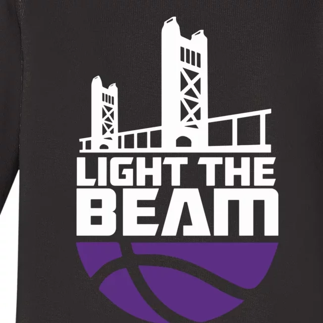 Light The Beam Sacramento Baby Long Sleeve Bodysuit