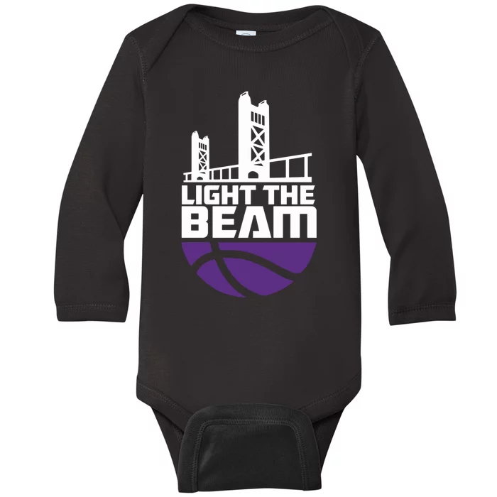 Light The Beam Sacramento Baby Long Sleeve Bodysuit