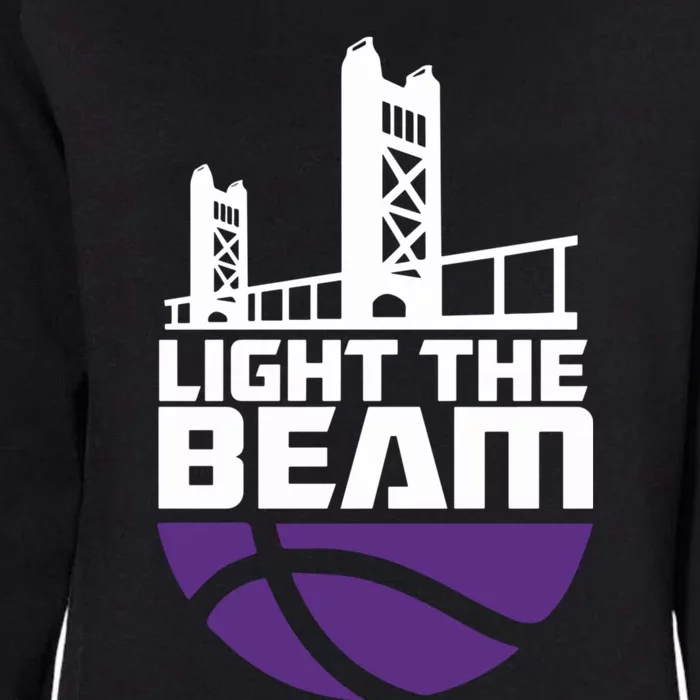 Light The Beam Sacramento Womens California Wash Sweatshirt