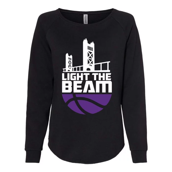 Light The Beam Sacramento Womens California Wash Sweatshirt