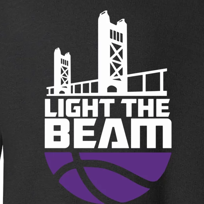 Light The Beam Sacramento Toddler Sweatshirt