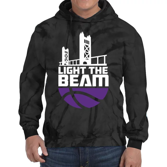 Light The Beam Sacramento Tie Dye Hoodie