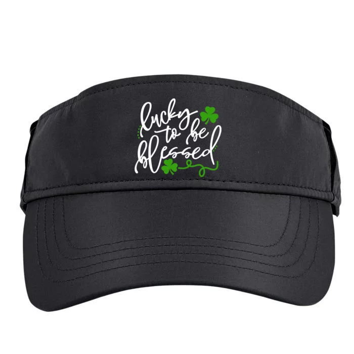 Lucky To Be Blessed Adult Drive Performance Visor