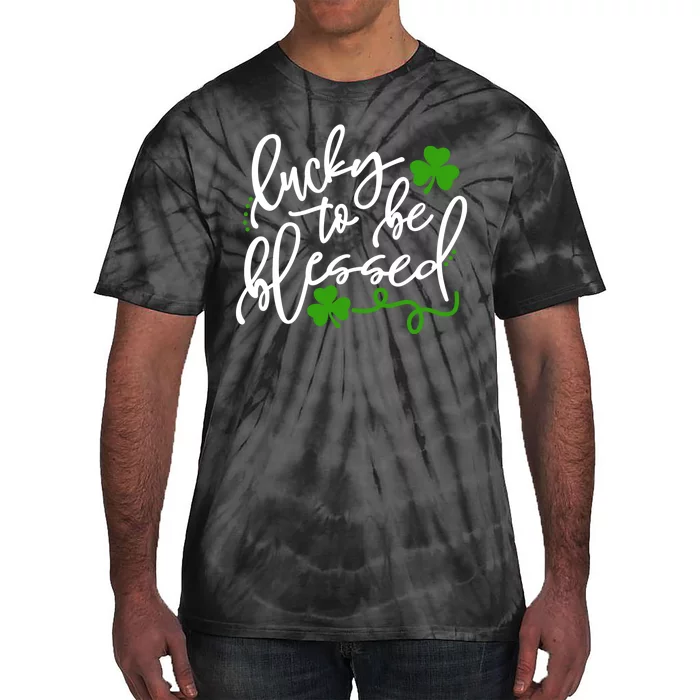 Lucky To Be Blessed Tie-Dye T-Shirt