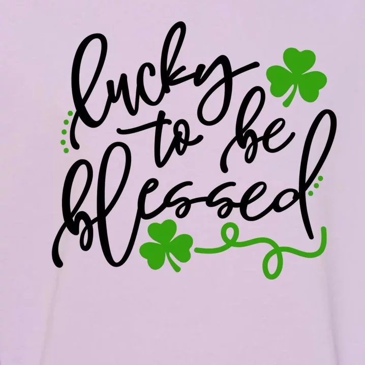 Lucky To Be Blessed Garment-Dyed Sweatshirt