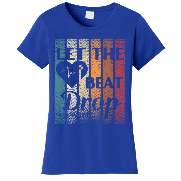 Let The Beat Drop Adenosine Vintage Distressed Cute Gift Women's T-Shirt