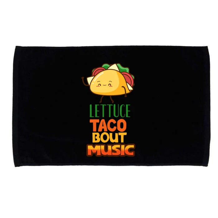 Lettuce Taco Bout Music Microfiber Hand Towel