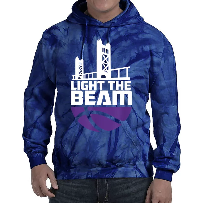 Light The Beam Sacramento Tie Dye Hoodie