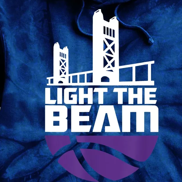 Light The Beam Sacramento Tie Dye Hoodie