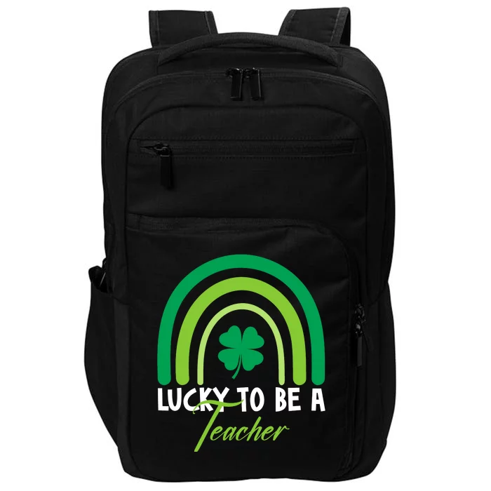 Lucky To Be A Teacher St Patricks Day Impact Tech Backpack