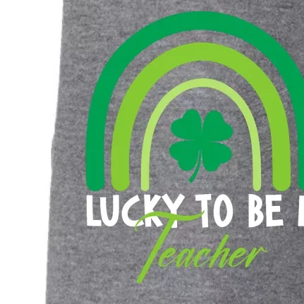 Lucky To Be A Teacher St Patricks Day Doggie 3-End Fleece Hoodie