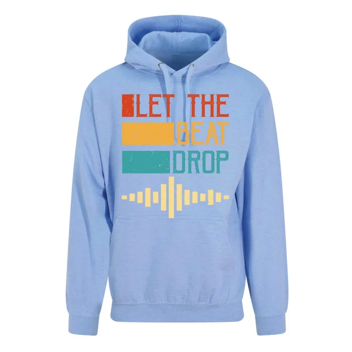 Let The Beat Drop Gift Unisex Surf Hoodie