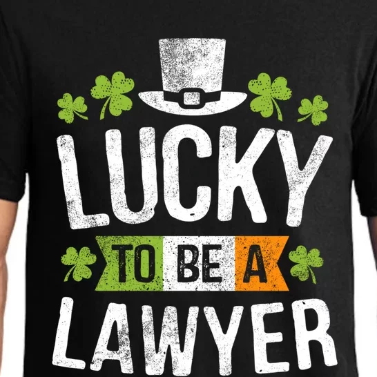 Lucky To Be A Lawyer Cool Gift St Patricks Day Gifcool Gift Pajama Set