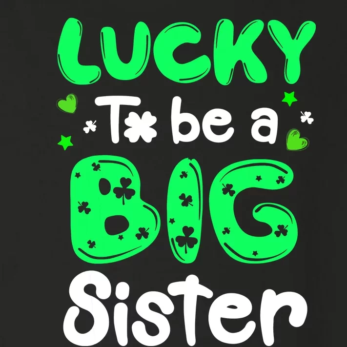 Lucky To Be A Sister St Patricks Day Shamrock Girl Toddler Long Sleeve Shirt