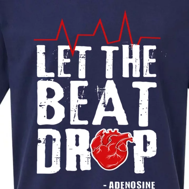 Let The Beat Drop Adenosine Gift Sueded Cloud Jersey T-Shirt