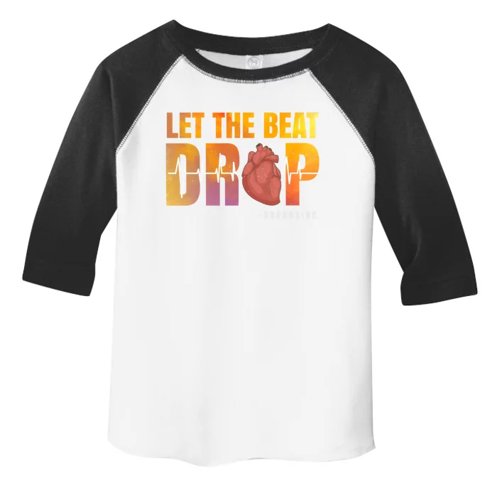 Let The Beat Drop Adenosine Graphic Nurse Gift Print Gift Toddler Fine Jersey T-Shirt