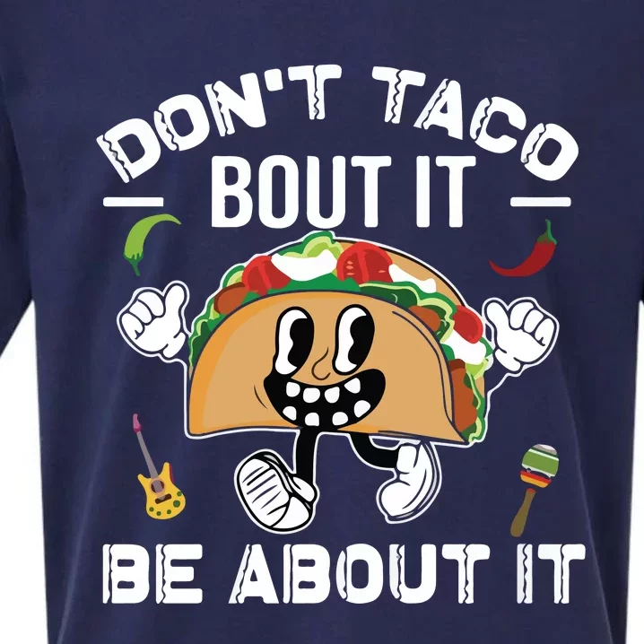 Lets Taco Bout Cinco De Mayo Funny Tacos Lover Sueded Cloud Jersey T-Shirt