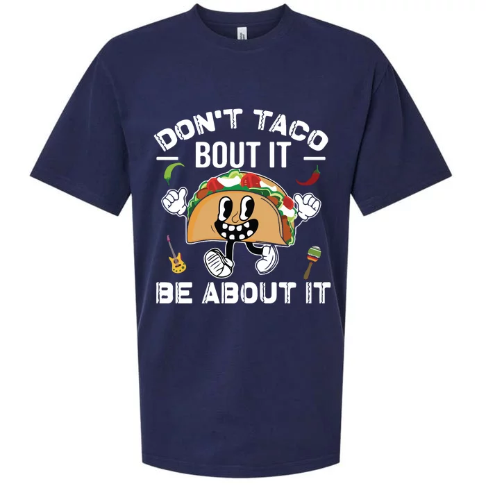 Lets Taco Bout Cinco De Mayo Funny Tacos Lover Sueded Cloud Jersey T-Shirt