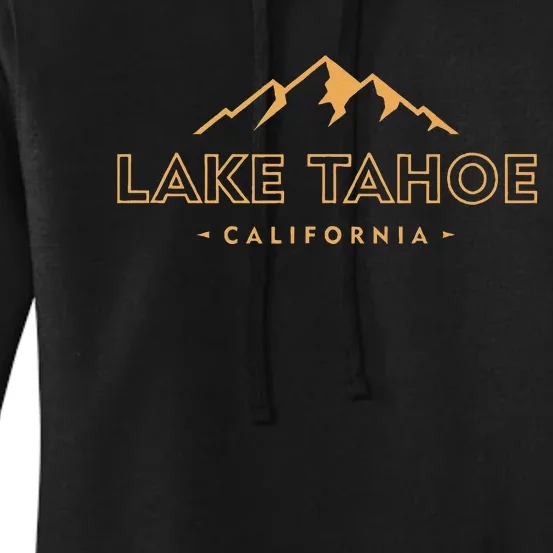 Lake Tahoe California Retro Mountain Souvenir Women's Pullover Hoodie