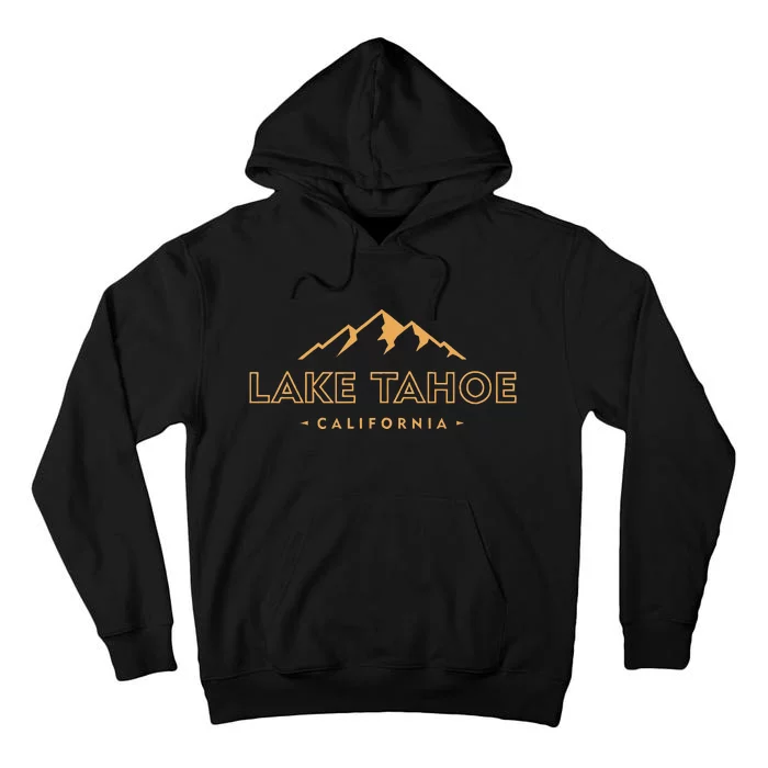 Lake Tahoe California Retro Mountain Souvenir Tall Hoodie